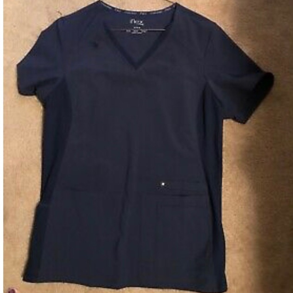 Navy medium scrub top